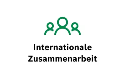 Icon Internationale Zusammenarbeit für globale Wasserstoffindustrie, Normen, Handel und Technologietransfer