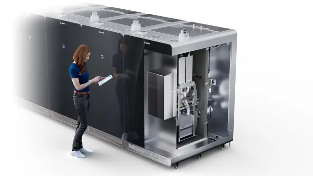 Bosch SOFC system with open unit