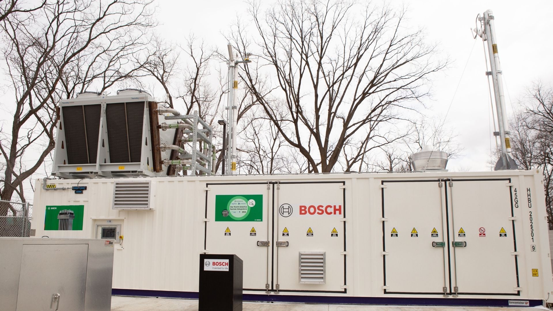 Elektrolyse-System mit Hybrion PEM-Elektrolyse-Stack in Michigan, USA ...