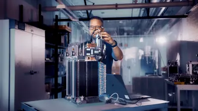 Prototype electrolysis stack with 100 cells