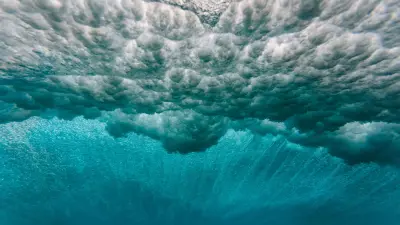 Sprudelndes Meereswasser